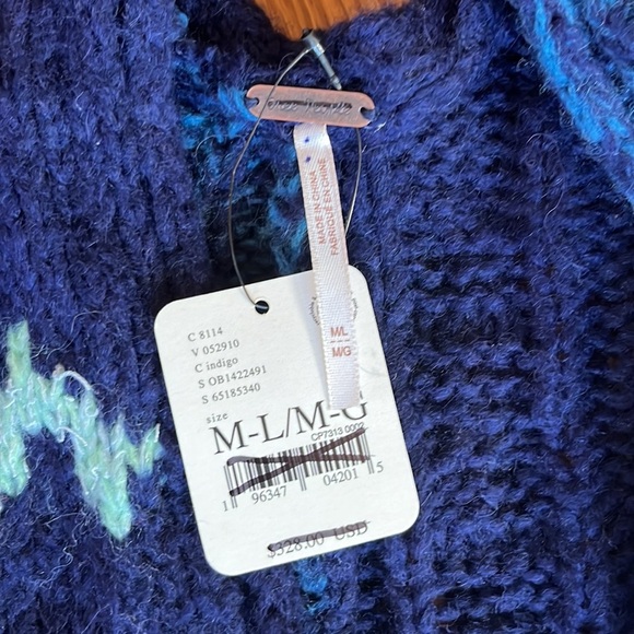 NWT Free People Flurry Cardigan Maxi Sweater Size M/L - Picture 9 of 13